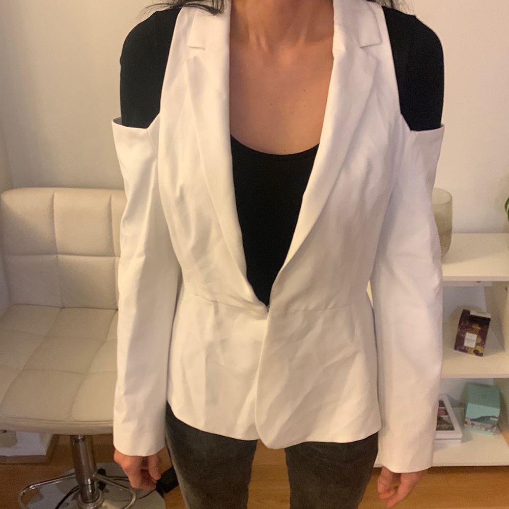 Sexy white BCBG blazer